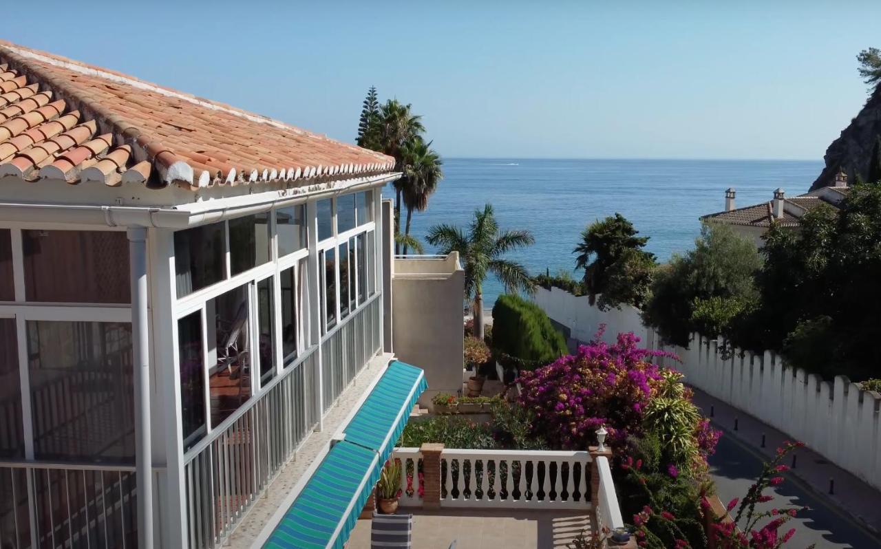 Espectacular Casa En La Playa Con Piscina Privada Villa Almuñécar Exteriör bild