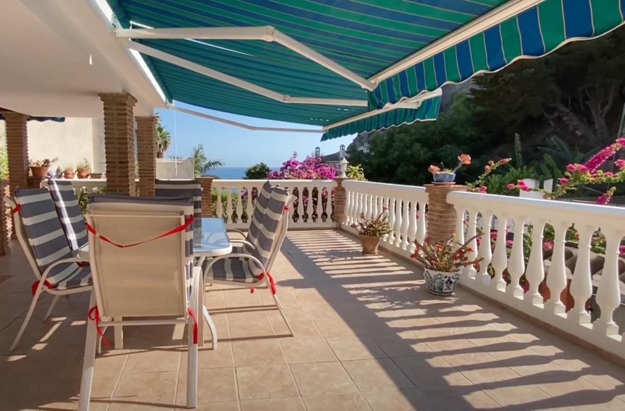 Espectacular Casa En La Playa Con Piscina Privada Villa Almuñécar Exteriör bild