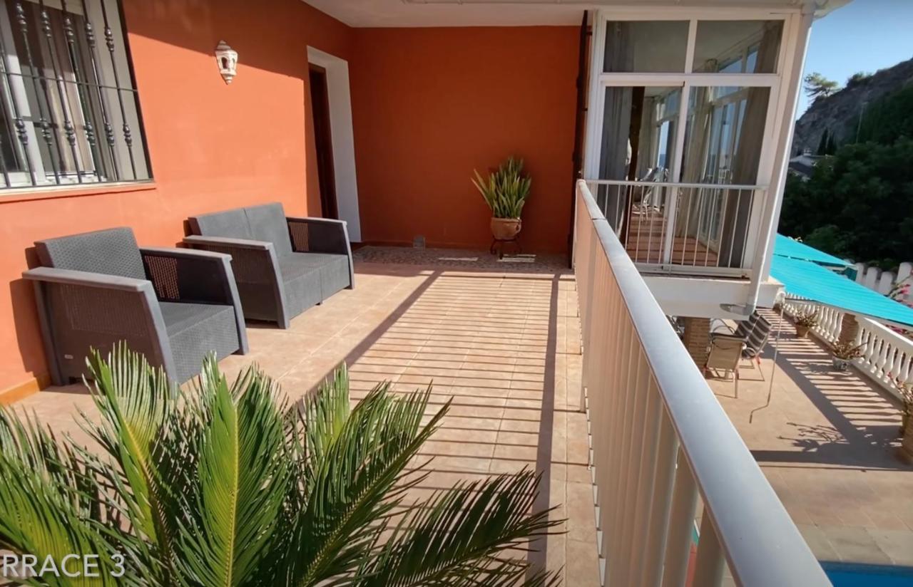 Espectacular Casa En La Playa Con Piscina Privada Villa Almuñécar Exteriör bild